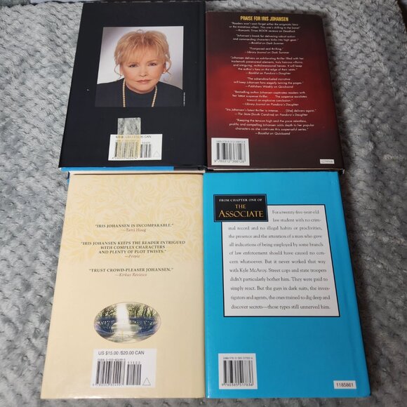 Lot of 4 - Hardcover Books by Iris Johansen and John Grisham - Picture 2 of 6